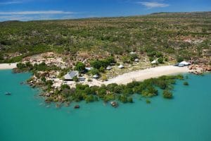 Aerial Kimberley Coastal Camp