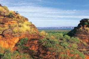 Landscape of Mirima National Park in the East Kimberley