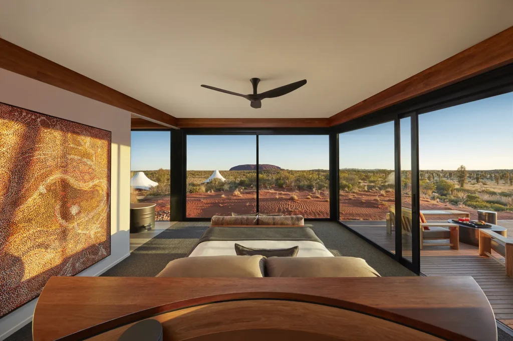 Longitude 131, Ayers Rock Uluru Dune Pavilion Bedroom View
