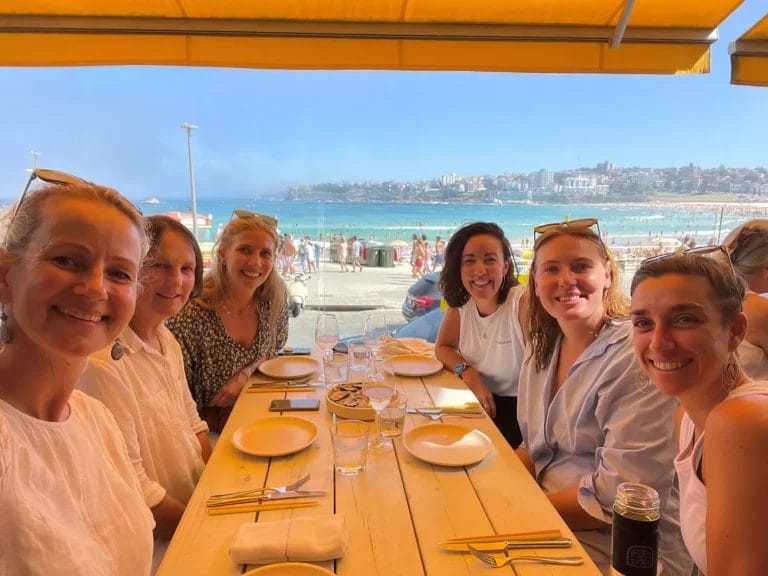 The Tailor Team having lunch in Sydney